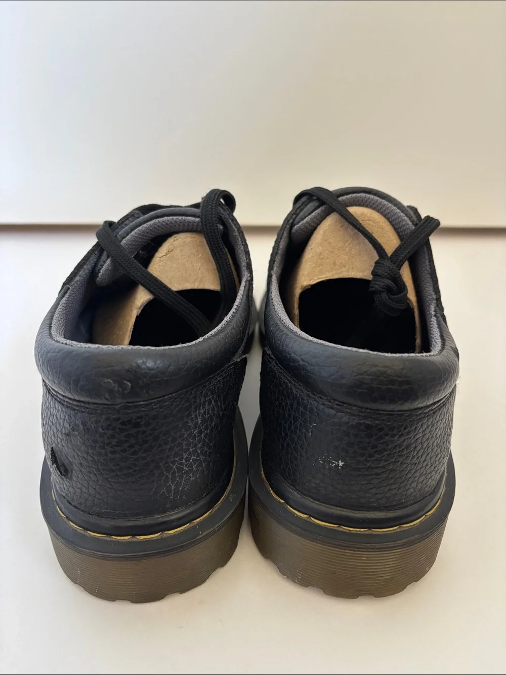 Dr. Martens Nashly Black Leather Oxford Shoes‎ AirWair Lug Sole Men’s Size 9